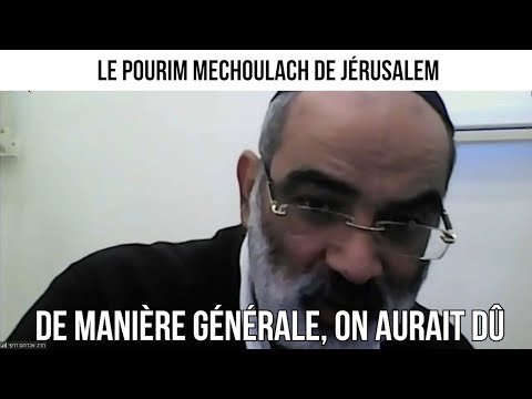 Le Pourim Mechoulach