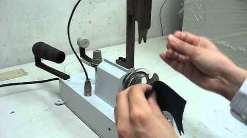 ALPHA SF-170B button wrapping machine with heatsealing system