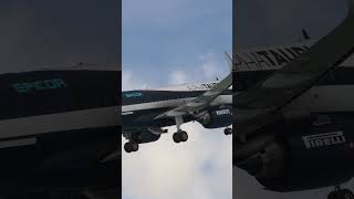 AlphaTauri Takes Flight! | FlyByWire A320neo in F1 Livery | MSFS 2020 #shorts #shortsviral