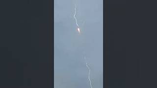 Rocket Struck By Lightning