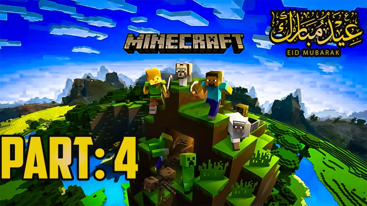 ঈদ মোবারক । How To write eid mubarak on minecraft । Minecraft । PART 4 ...
