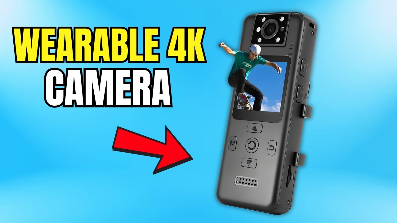 4K Body Camera Review – Best Wearable 4K POV Camera? | Rotating 