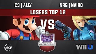 UGC Smash 4 LOSERS TOP 12  - C9 | Ally (Mario) vs NRG | Nairo (Zero Suit Samus)