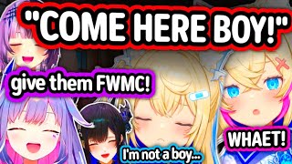 Everyone Starts Making Fun Of Fuwamoco When The Game Says, Come Here, Boy.