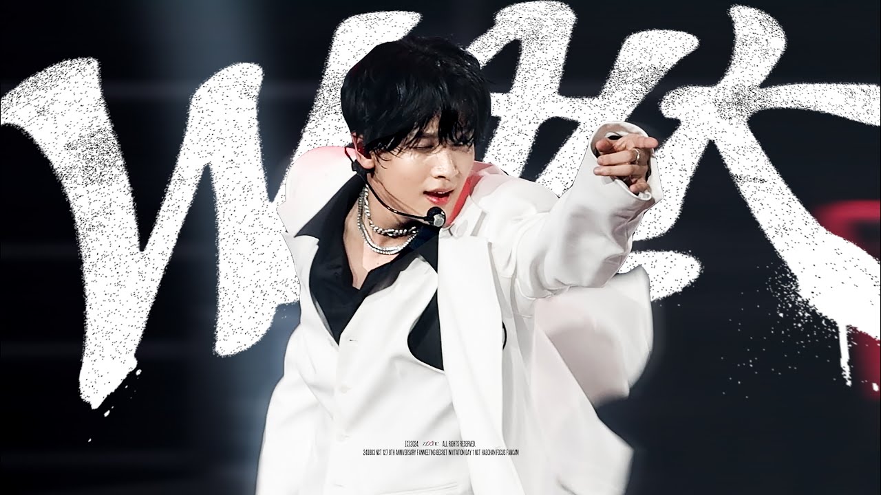 [4K] 240803 NCT 127 ‘삐그덕(WALK)’ 엔시티 해찬 직캠 HAECHAN FOCUS @ 8ECRET INVITATION