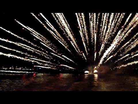 熊野大花火　海上自爆　船上スタッフ目線ド迫力映像