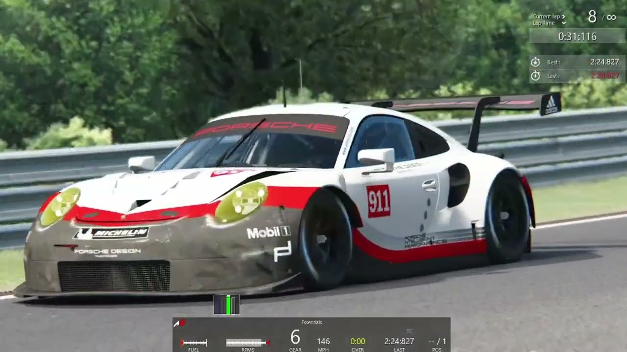 2:24:390 Porsche 911 RSR 2017 - Spa - Assetto Corsa