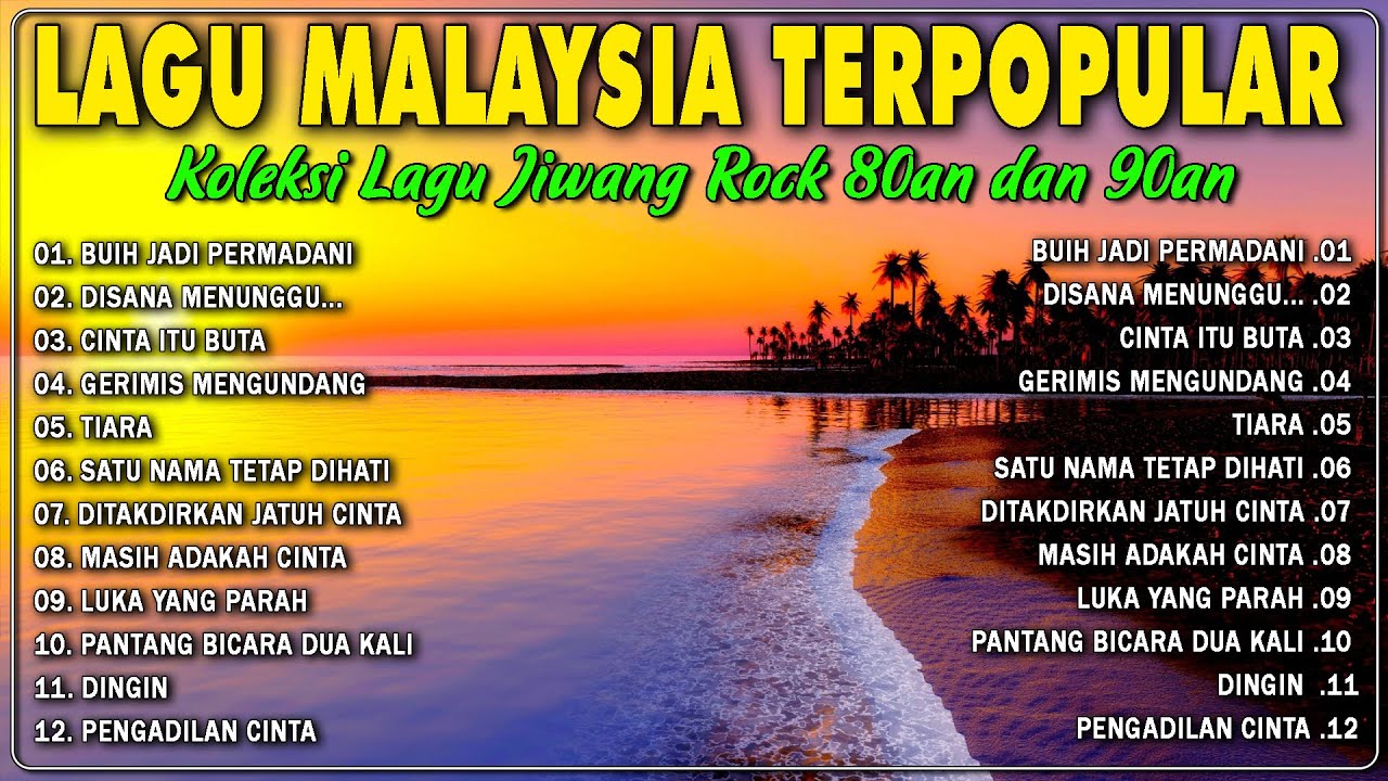 Lagu Lama 90an Melayu | Koleksi Lagu Malaysia Lama Terbaik Dan Terpopuler🏆