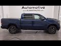 2021 RAM 1500 CREW LIMITED PATRIOT BLUE ETORQUE PANO ROOF WALK AROUND REVIEW 21T95 SOLD! SUMMITAUTO