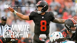 Cleveland Browns Two-Minute Practice Check-In