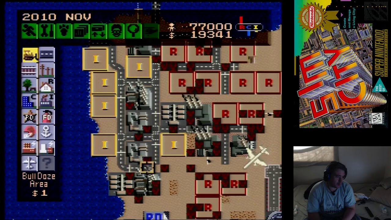 SimCity [SNES] 06 - Scenario: Boston - YouTube