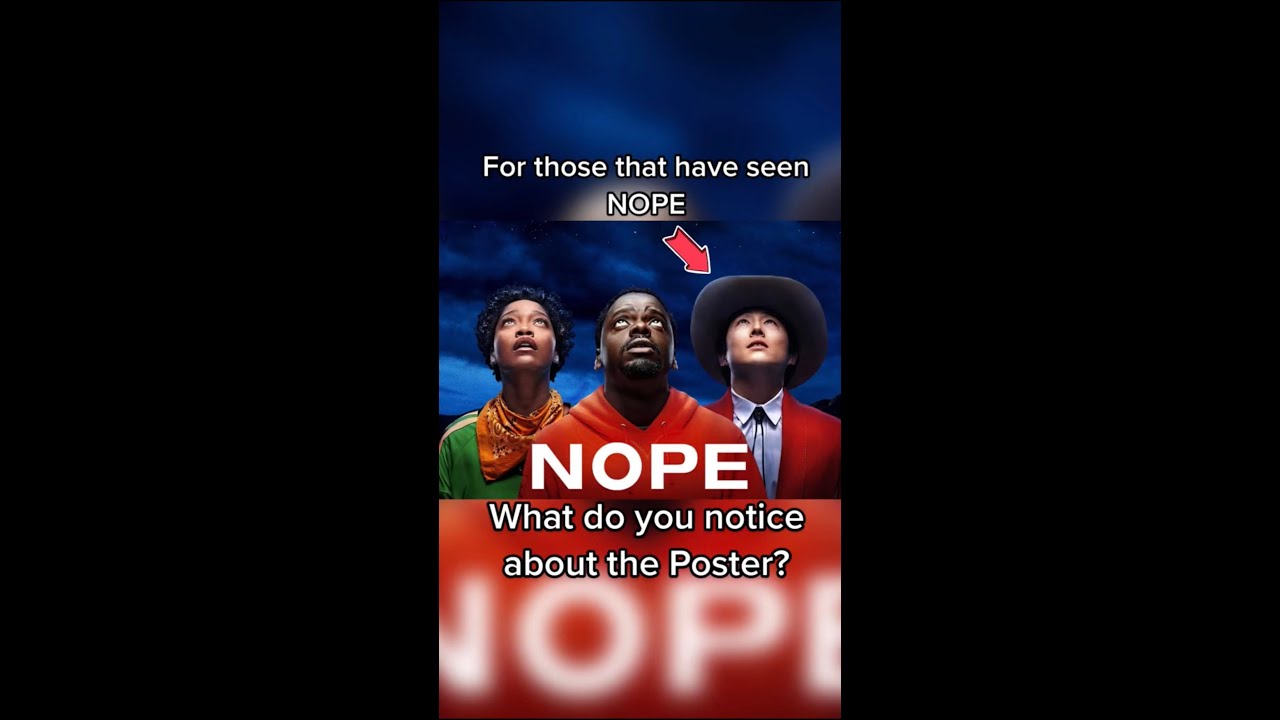Something CRAZY is HIDDEN in the NOPE Poster?! 🤯 