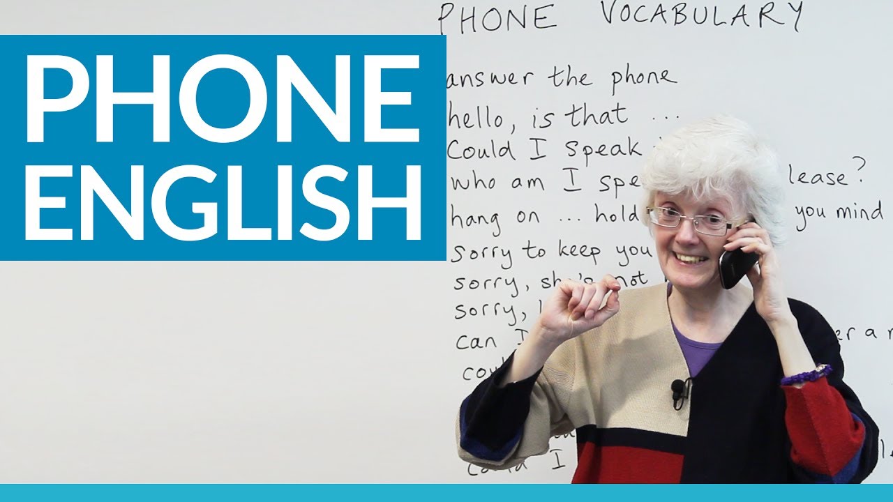 ⁣Real English: Speaking on the phone
