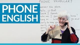 Real English: Speaking on the phone