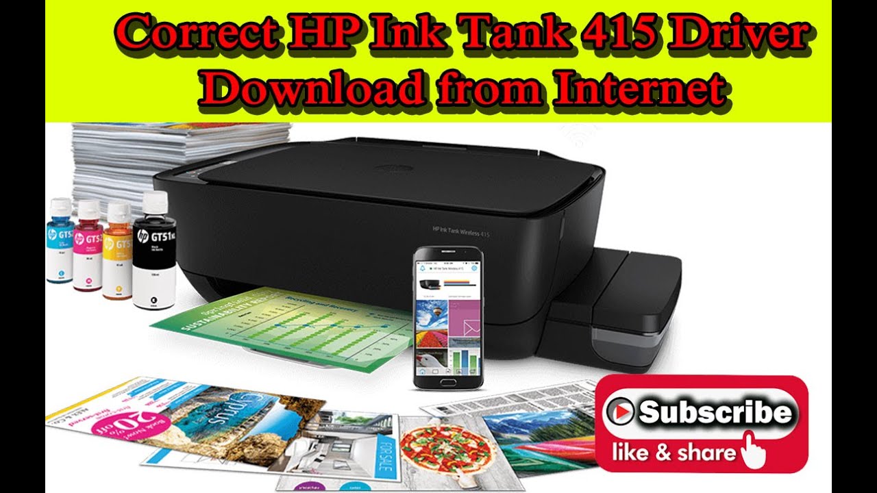 HP InkTank 415 Printer Drivers Download Online