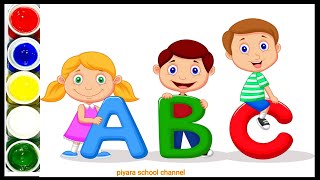Learn Alphabet Train Song - 3D Animation Alphabet ABC Train song for children