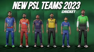 New PSL 2023 Teams Update | Cricket 19 PC screenshot 4