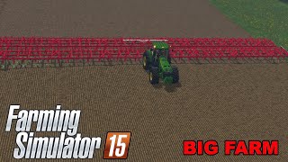 ⭐Harvesting With BIG HEADERS BIG FARM | Farming Simulator 15 Time lapse  EP#2 |⭐