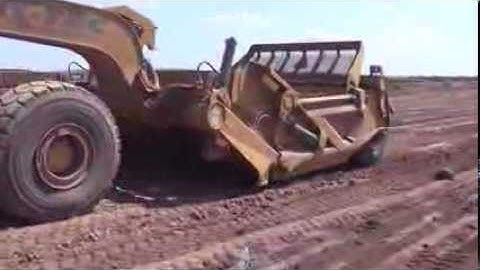 K-Tec 1233ADT Scraper Self Loading Overburden with Volvo A40E