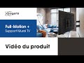 Le support mural tv fullmotion pour tlviseurs que les oledqled   elite fullmotion  vogels