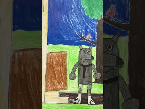 Blaukäppchen und der Wolf (ganzes Video auf dem Kanal) #shorts #helpukraine #stopmotion