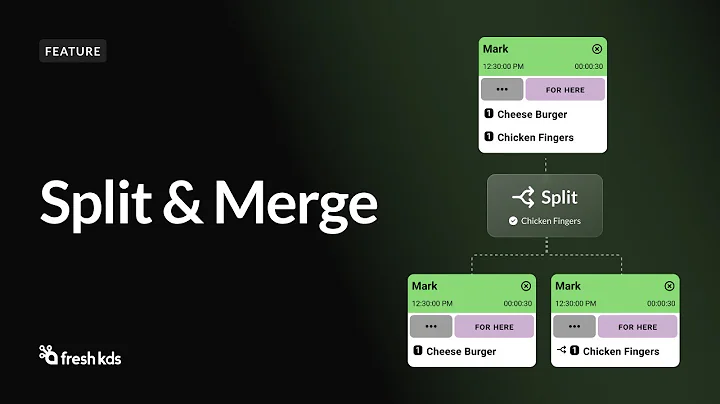 Introduction to Split & Merge - Fresh KDS