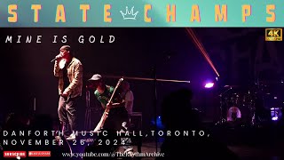 State Champs | "Mine Is Gold" LIVE! | Pop-Punk Energy | Danforth Music Hall | Toronto | Nov 26, 2024