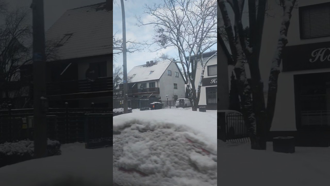 Snowy Day Drive in Berlin ❄️🚗 | Winter City Vibes