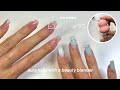 Aura nails with a Beauty Blender | no airbrush, low budget, gel x nails tutorial