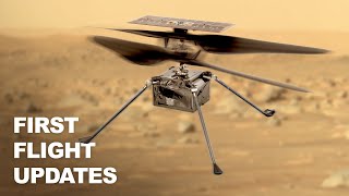 Mars helicopter Ingenuity First Flight Updates