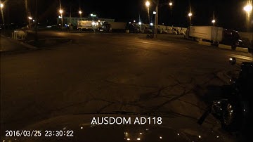 Ausdom AD118  VS Ausdom A261  Night video sample