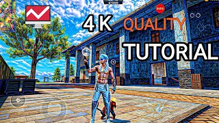FREE FIRE 4K QUALITY TUTORIAL 😱|| PC LIKE QUALITY TUTORIAL FOR ANDROID IN 2025 📍
