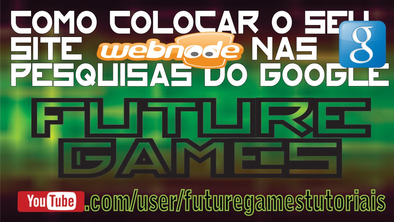 Como colocar o seu site webnode nas pesquisas do Google - YouTube