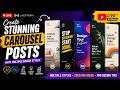 Create Stunning Carousel Posts with Multiple Design Styles #live #livestream #livestreaming