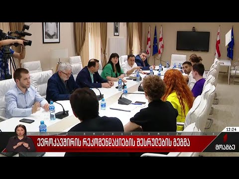 ევროკავშირის რეკომენდაციების შესრულების გეგმა