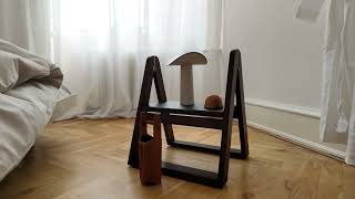 Reech Step stool dark ash