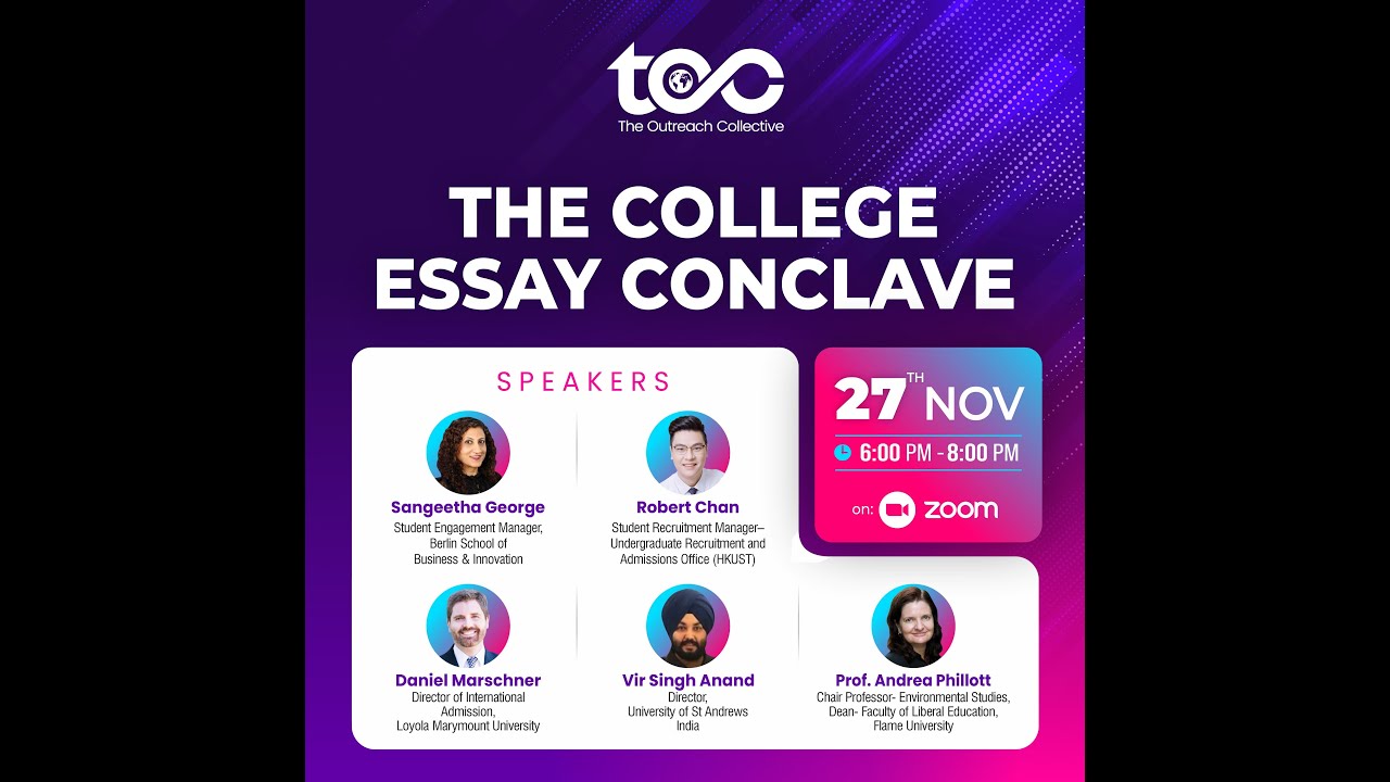 The College Essay Conclave