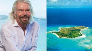 Inside Richard Branson Lavish Private ISLAND!