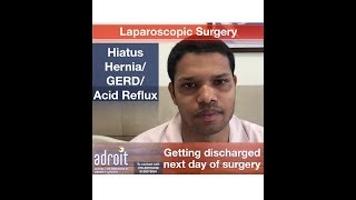 GERD/Acid Reflux/Hiatus hernia surgery: Patient review