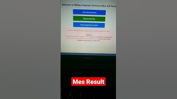 Mes Result 2023| Mes latest result April 2023| Mes Result for Interview