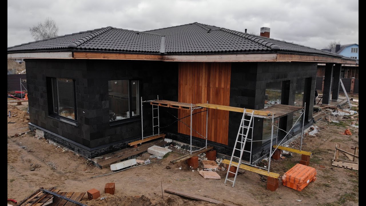 Утепление фасадов пенопластом, облицовка фасадов плиткой из ...