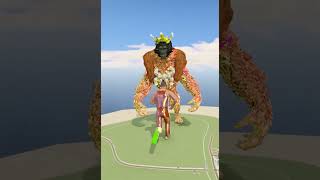 😱GOLDEN FRANKLIN STUCK IN A TINY CITY! | Epic Mini World Adventure | Indian Bikes Driving 3D #shorts