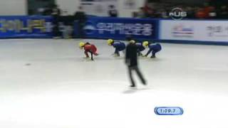 Cho Ha-ri upsets Wang Meng in Speed Skating - from Universal Sports