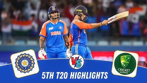 India vs Australia 5th T20 2025 Highlights | Ind vs Aus