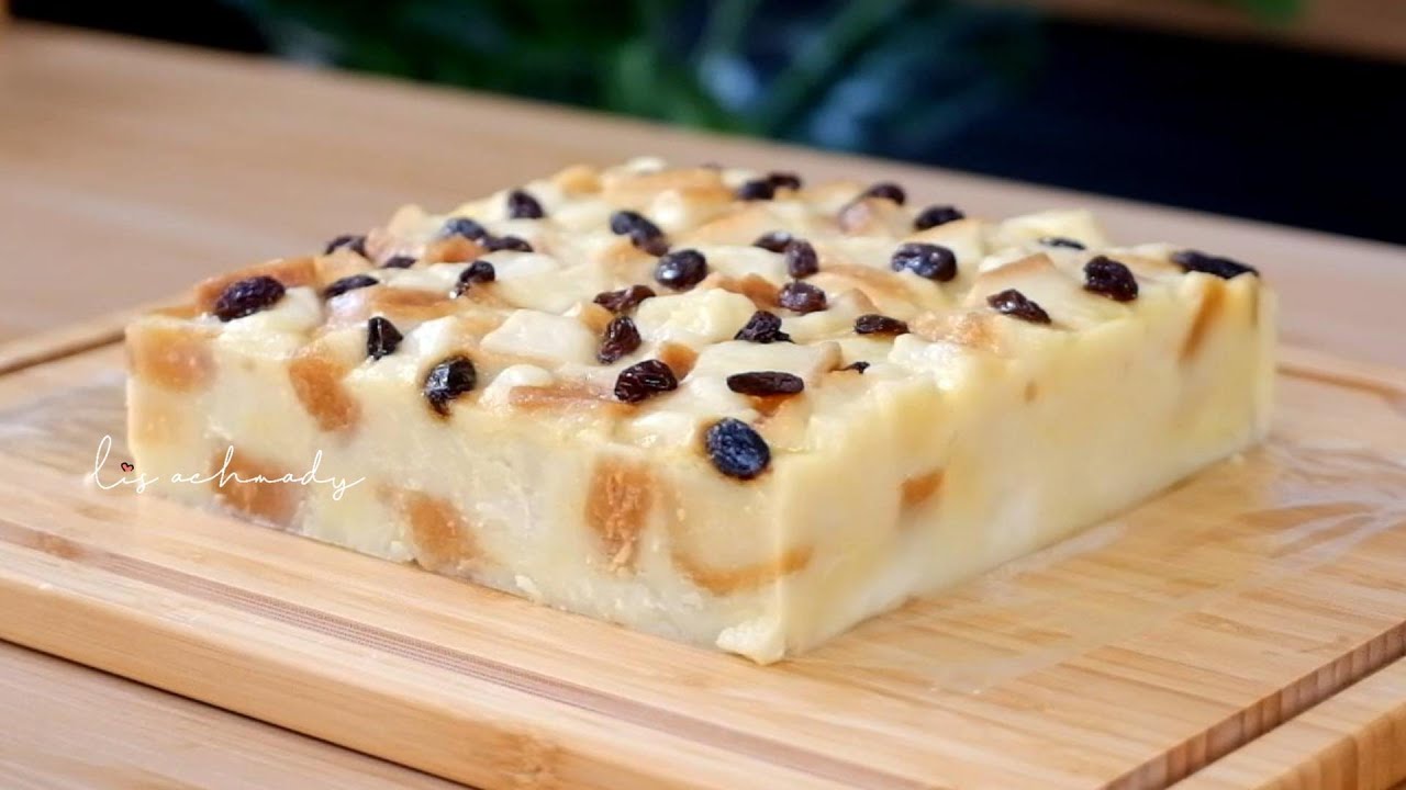 Lagi Rame Disebelah!! Dalam 1 Resep Dapat 22 Slice | Puding Santan Roti Tawar