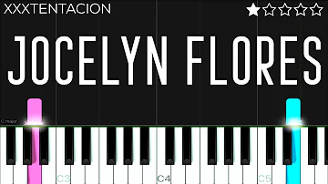 XXXTENTACION - Jocelyn Flores | EASY Piano Tutorial