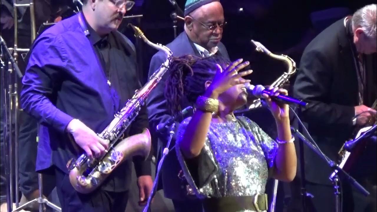 Saxophone section at Jools Holland and His Rhythm & Blues Orchestra concert at the Royal Albert