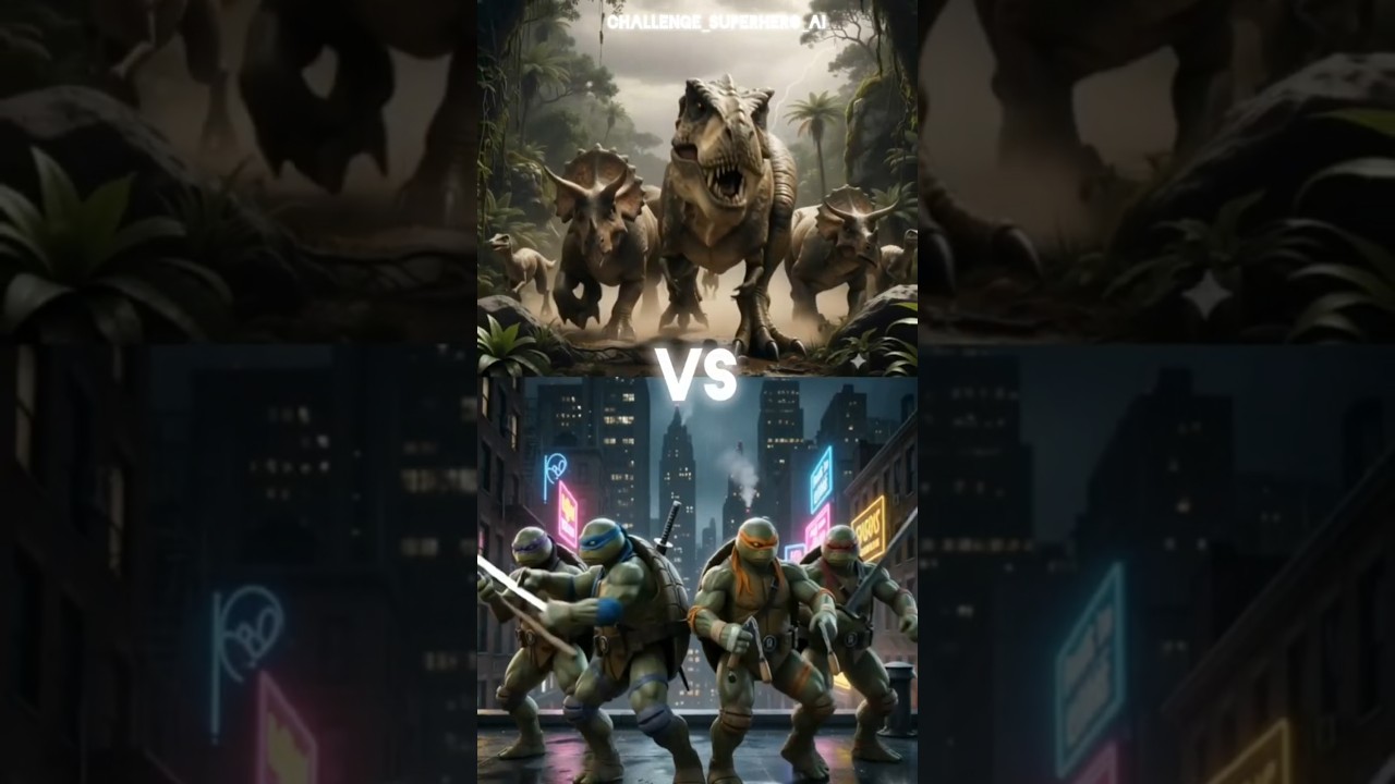 Superheroes vs Dinosaurs Battle, Who Will Win? 