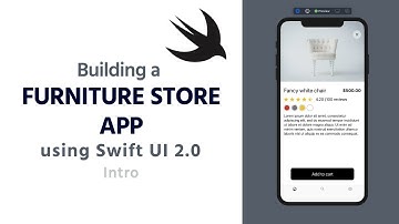 Building a Furniture Store App - Intro - Swift UI 2.0
