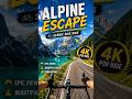 Cycling Through an Epic Alpine Lake Road 🚴♂️ | Scenic Mountain Ride POV
